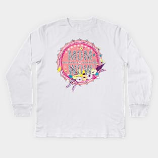 Mom is Wow Kids Long Sleeve T-Shirt